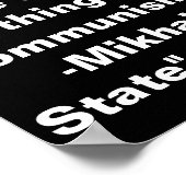 Die Sozialisten ... Bakunin zitiert Plakat (Ecke)