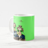 die Space Cadet Brüder Kaffeetasse (Vorderseite Links)