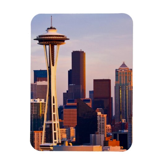 Die Space Needle ist ein Turm in Seattle Magnet (Vertikal)