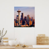 Die Space Needle ist ein Turm in Seattle Poster (Küche)