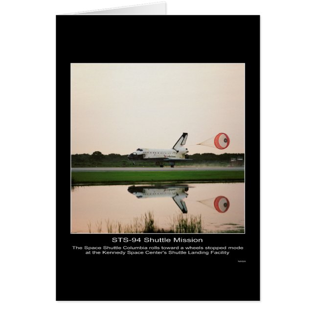 Die Space Shuttle Columbia landet am Kennedy Sp (Vorne)