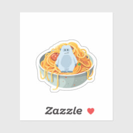 Die "SpaghYETI" Aufkleber