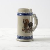 Die Spaniels der Bretagne, die Bretagne, Bierglas (VorderseiteRechts)