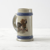 Die Spaniels der Bretagne, die Bretagne, Bierglas (Vorderseite Links)
