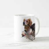 Die Spaniels der Bretagne, die Bretagne, Kaffeetasse (VorderseiteRechts)