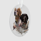 Die Spaniels der Bretagne, die Bretagne, Ornament (Vorderseite)
