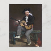 Die spanische Sängerin Édouard Manet Postkarte (Vorderseite)