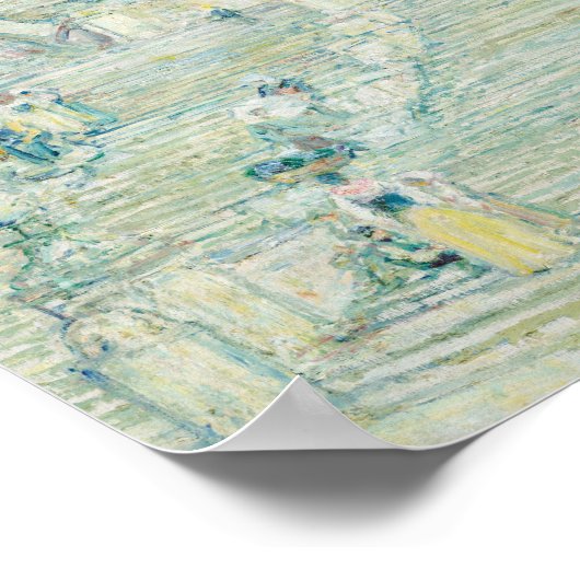 Die Spanische Treppe, Rom | Childe Hassam Poster (Ecke)