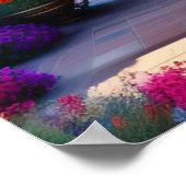 Die spanischen Gärten Kunst drucken Poster (Ecke)