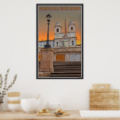 Die spanischen Schritte Poster (Küche)