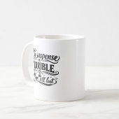 Die Spannung ist schrecklich, ich hoffe, sie hält Kaffeetasse (Vorderseite Links)