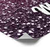 DIE SPÄTERE AUSFÜHRUNG IST MEIN CARDIO-GLITZER-TYP POSTER (Ecke)