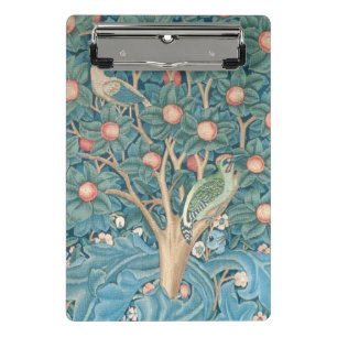 Die Specht-Tapisserie, Detail der Spechte Mini Klemmbrett