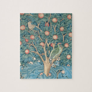 Die Specht-Tapisserie, Detail der Spechte Puzzle