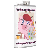 die Speckschweine-Zitat benötigen Flachmann (Rechts)