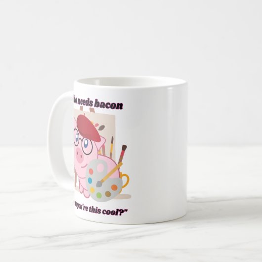 die Speckschweine-Zitat benötigen Kaffeetasse (Vorderseite Links)