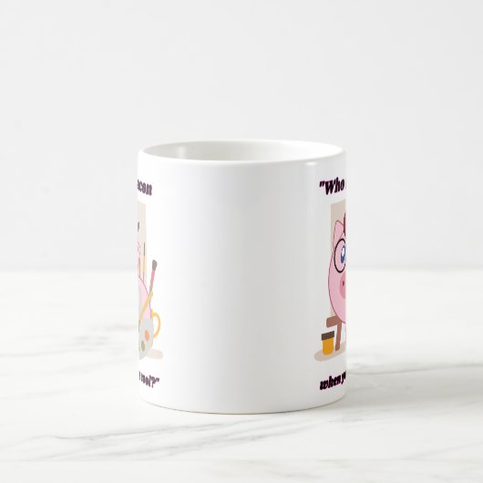 die Speckschweine-Zitat benötigen Kaffeetasse (Mittel)