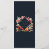 Die Speisekarte ist im Vintagen Stil gehalten Menükarte (Rückseite)