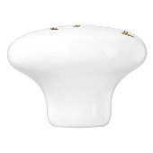 Die Speisekarte wurde mit dem Spoon-Kinderzimmer-D Keramikknauf (Seitenansicht)