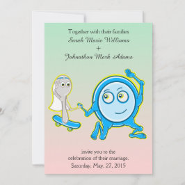 Die Speisen liefen mit der Einladung zur Hochzeit 