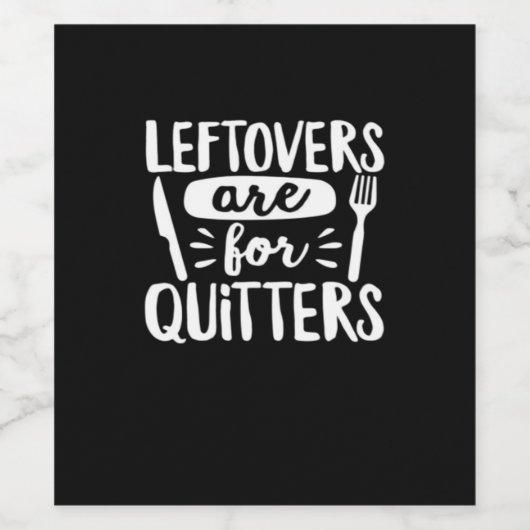 Die Speisen sind für die Gäste, die alles klassisc Weinetikett (Einzelnes Label)