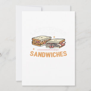 Die Speisen sind für Quitters Sandwiches wichtig Feiertagskarte