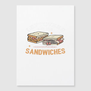 Die Speisen sind für Quitters Sandwiches wichtig Magnetkarte