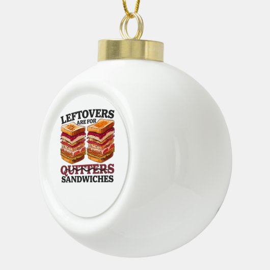 Die Speisen sind für Sandwiches unbedingt erforder Keramik Kugel-Ornament (Rechts)