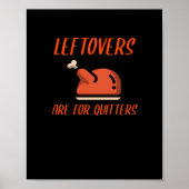 Die Speisen sind klassisch für Thanksgivin Poster (Vorne)