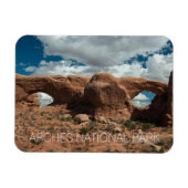 Die Spektakel, Nord- und Südfenster, Arches NP Magnet (Horizontal)