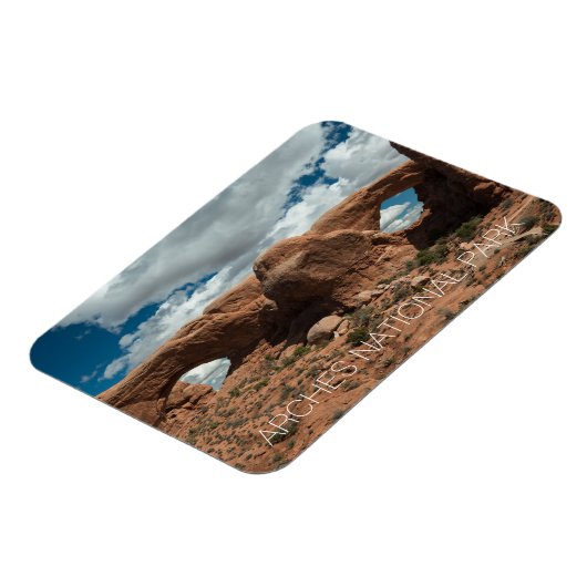 Die Spektakel, Nord- und Südfenster, Arches NP Magnet (Linke Seite)