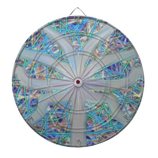 Die Spektrum-Regelung sortierte Dartscheibe (vorne)