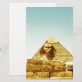 Die Sphinx Briefpapier (Vorne/Hinten)