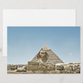 Die Sphinx Briefpapier (Vorne/Hinten)