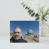 Die Sphinx, Bucegi-Berge, Rumänien (Design #2) Postkarte (Stehend Vorderseite)