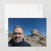 Die Sphinx, Bucegi-Berge, Rumänien (Design #2) Postkarte (Vorne/Hinten)