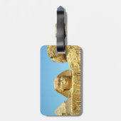 Die Sphinx Gepäckanhänger (Rückseite vertikal)