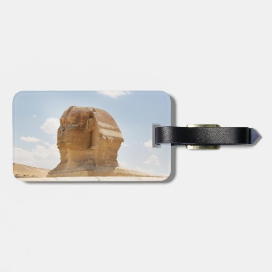 Die Sphinx Gepäckanhänger (Rückseite horizontal)