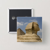Die Sphinx, Giza, Al Jizah, Ägypten Button (Vorne & Hinten)