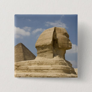 Die Sphinx, Giza, Al Jizah, Ägypten Button