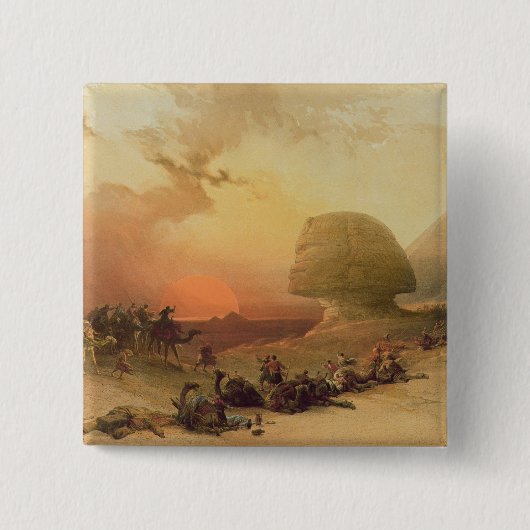 Die Sphinx in Giseh Button (Vorderseite)