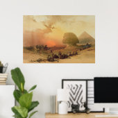 Die Sphinx in Gizeh Poster (Heimbüro)