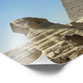 Die Sphinx mit den Pyramiden Fotodruck (Ecke)