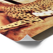 Die Sphinx oder die Kleider von Fernand Khnopff Poster (Ecke)