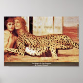 Die Sphinx oder die Kleider von Fernand Khnopff Poster (Vorne)