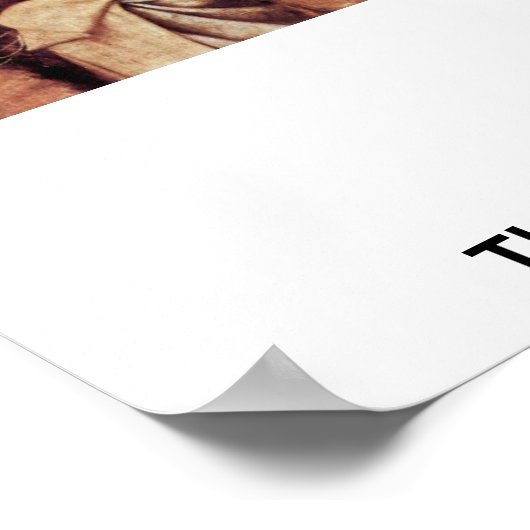 Die Sphinx oder die Kleider von Fernand Khnopff Poster (Ecke)