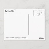 Die Sphinx Postkarte (Rückseite)