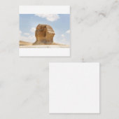 Die Sphinx Quadratische Visitenkarte (Vorne/Hinten)