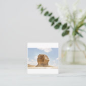 Die Sphinx Quadratische Visitenkarte (Stehend Vorderseite)