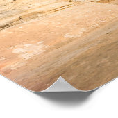 Die Sphinx und die Pyramide von Ghafre, Gizeh Poster (Ecke)